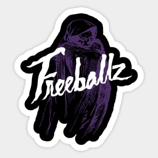Freeballz Reaper Purple Light Sticker